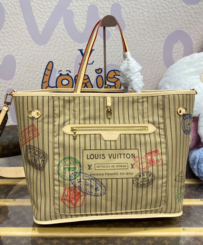 Louis Vuitton Neverfull Bandouliere Inside Out GM M11948 Brown
